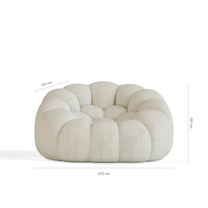 The Sofa™ Compressa 1-Seat Bouce in Linen