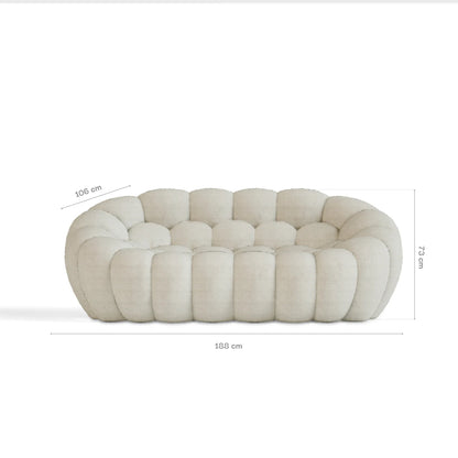 The Sofa™ Compressa 3-Seat Bouce in Linen