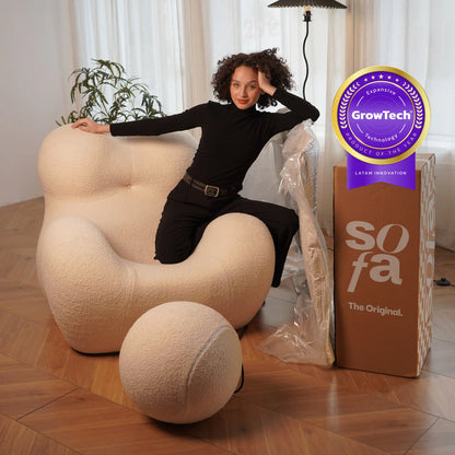 The Sofa ™ Compressa palla - Milk White