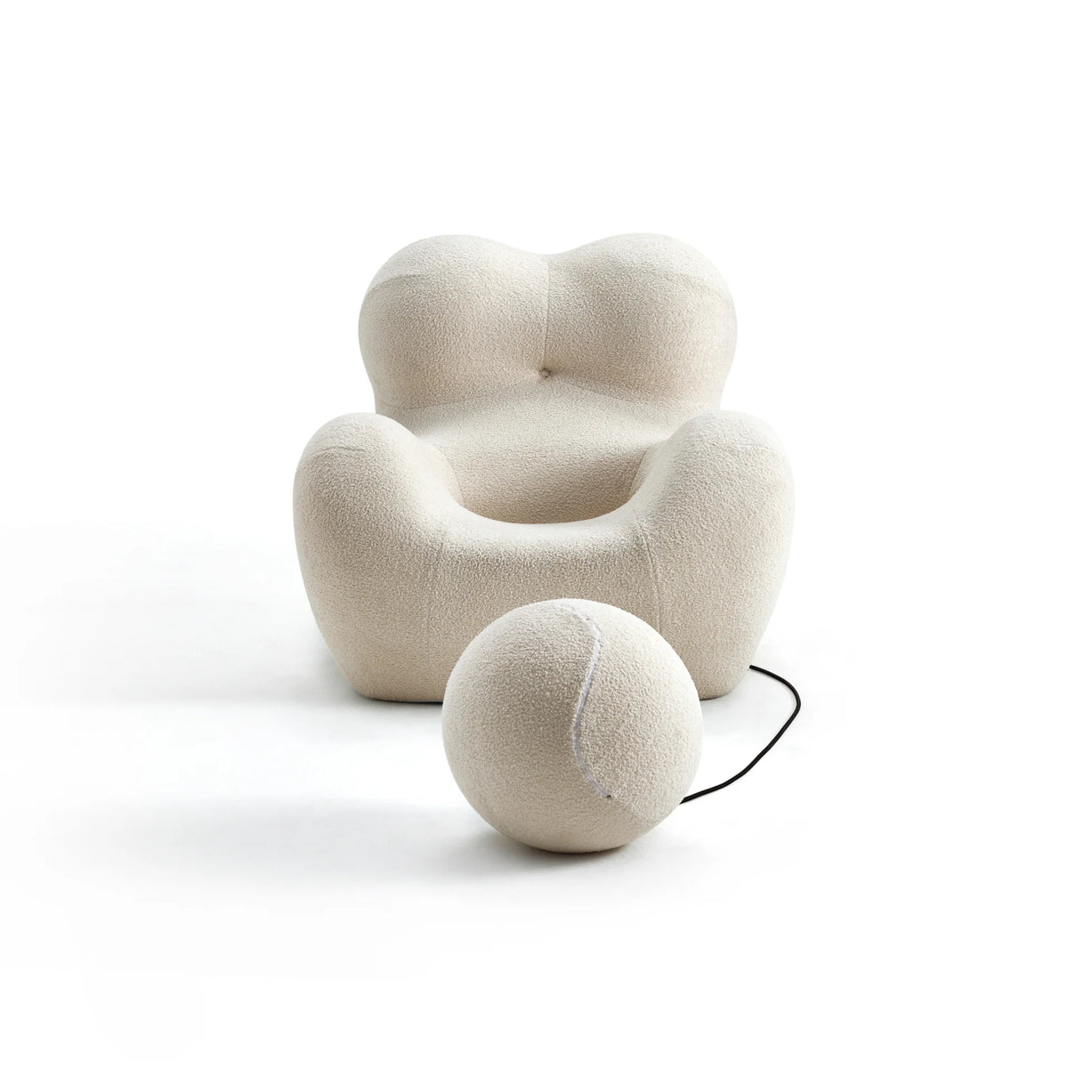 The Sofa ™ Compressa palla - Milk White