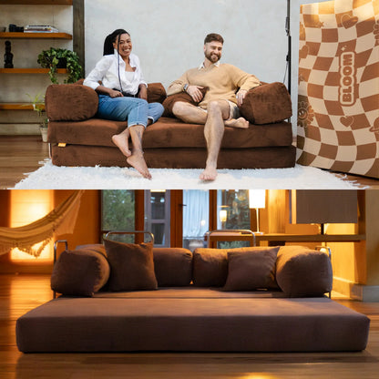 The Sofa™ Compressa Bloom in Brown