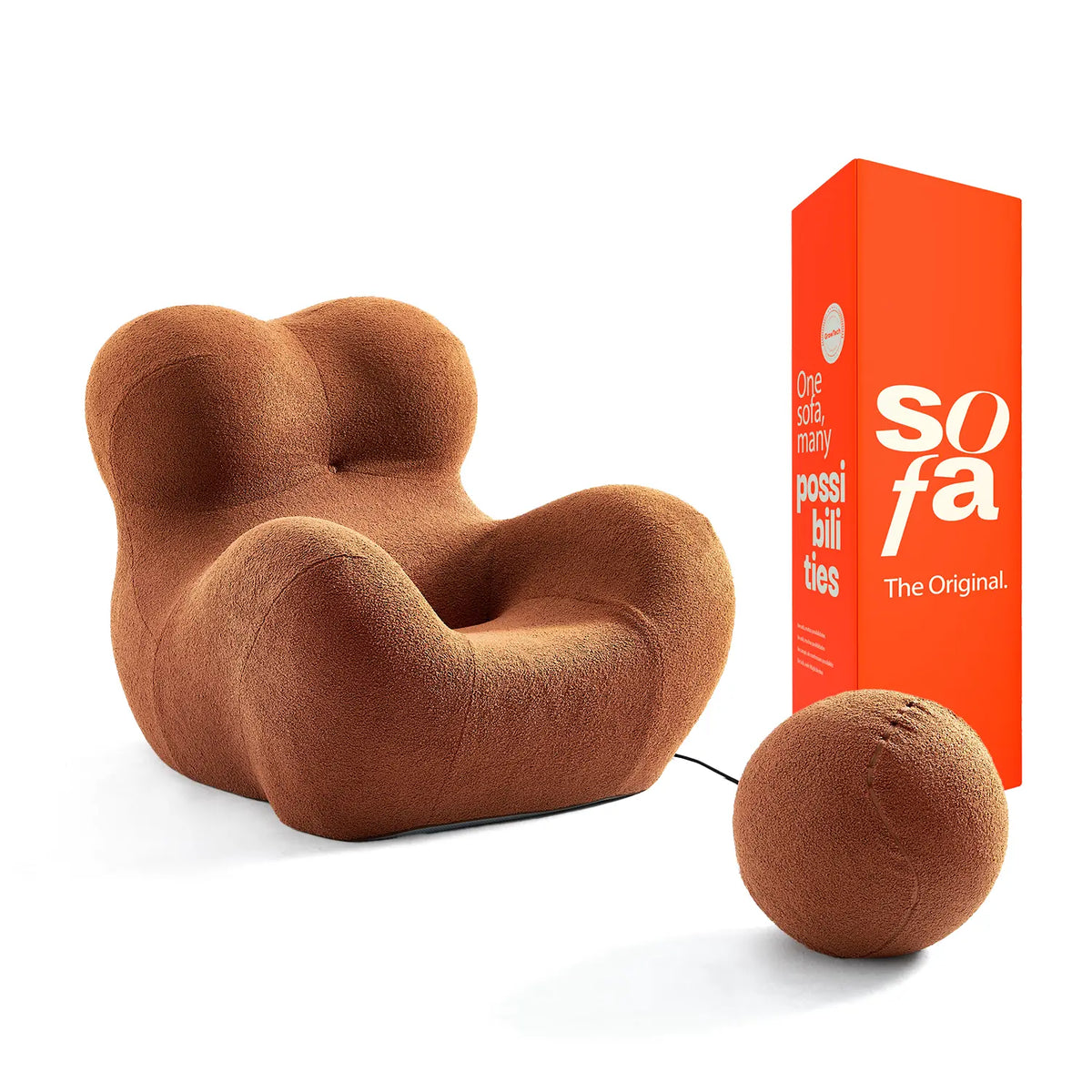 The Sofa™ Compressa Palla - Brown