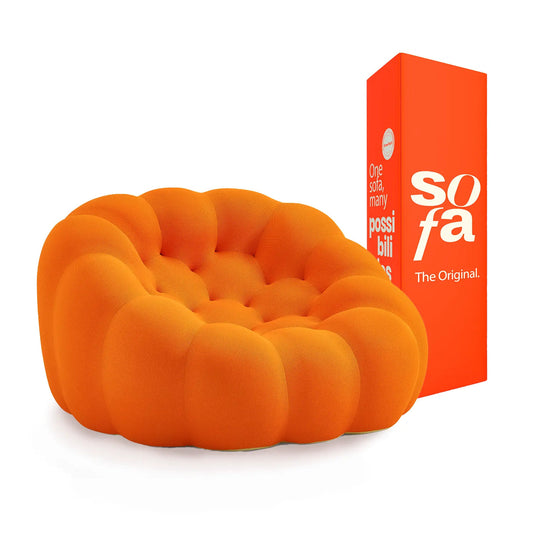 The Sofa™ Compressa 1-Seat Bouce in Orange