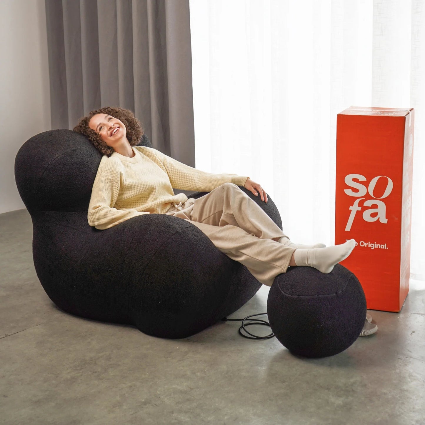 The Sofa™ Compressa Palla - Black